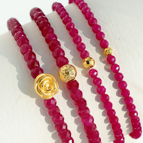 루비원석 24k순금팔찌 58,000원