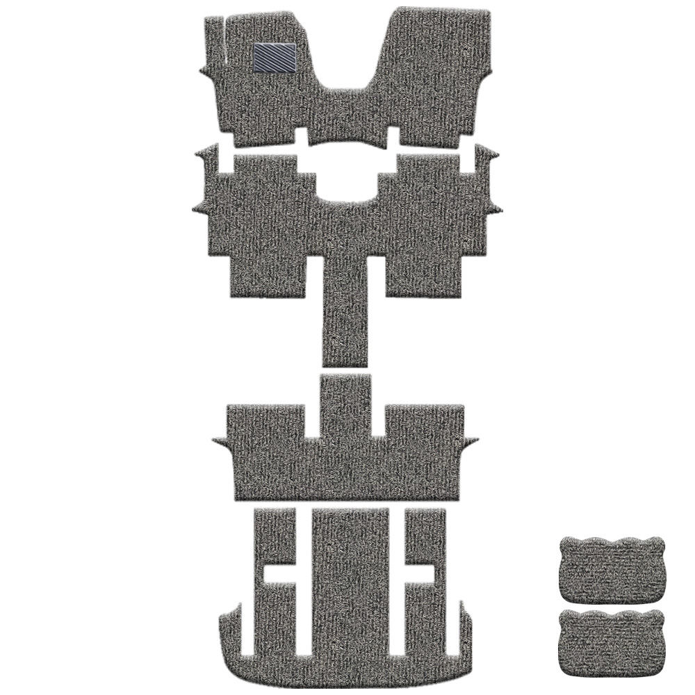 포시즌 자동차 코일매트 1열 + 2열 + 3열 + 트렁크 풀세트, 스타리아 라운지 7인승, 그레이(매트), 랜덤발송(덧발판), 현대 149,000원