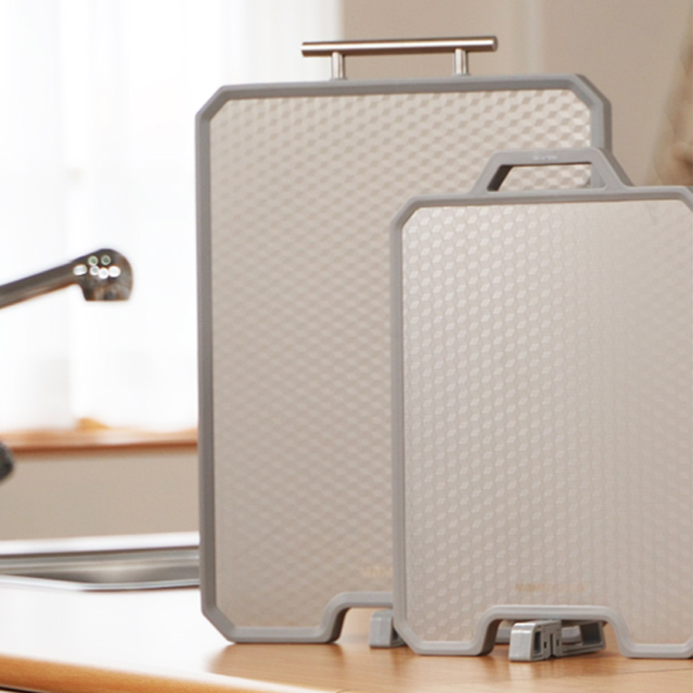 [TV홈쇼핑정품 인포벨]마미센스 논슬립 평생 도마 세트 양면도마 위생 항균 스텐 스테인리스 도마 중형 대형, 1개, 중형 29,800원