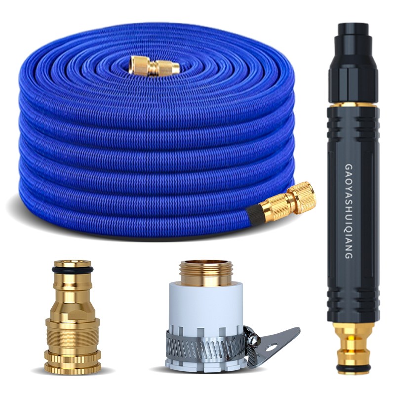 LINJIN 고압세차 호스 7.5m + 고압 분사기 세트 매직호스 고압세차기 호스 노즐 자가세차 용품, 푸른 색, 1세트 22,800원