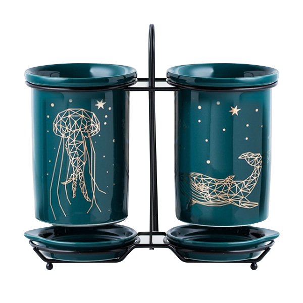 블럭마트 주방 도자기 수저통 15,400원