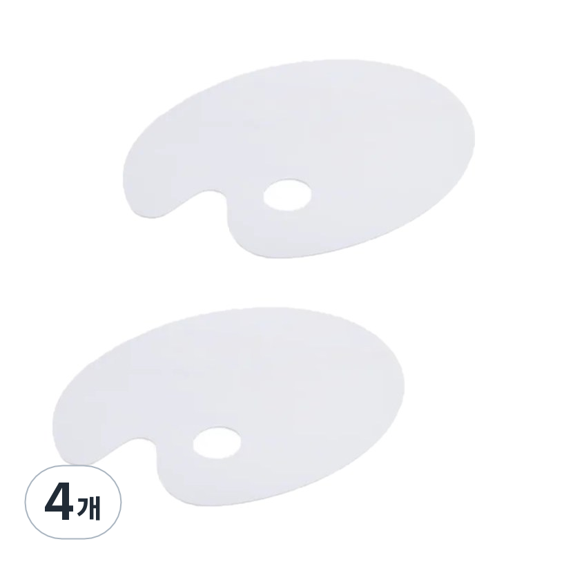 다한진 아크릴팔레트 타원형(대)298mm400mm2mm, 4개 30,250원
