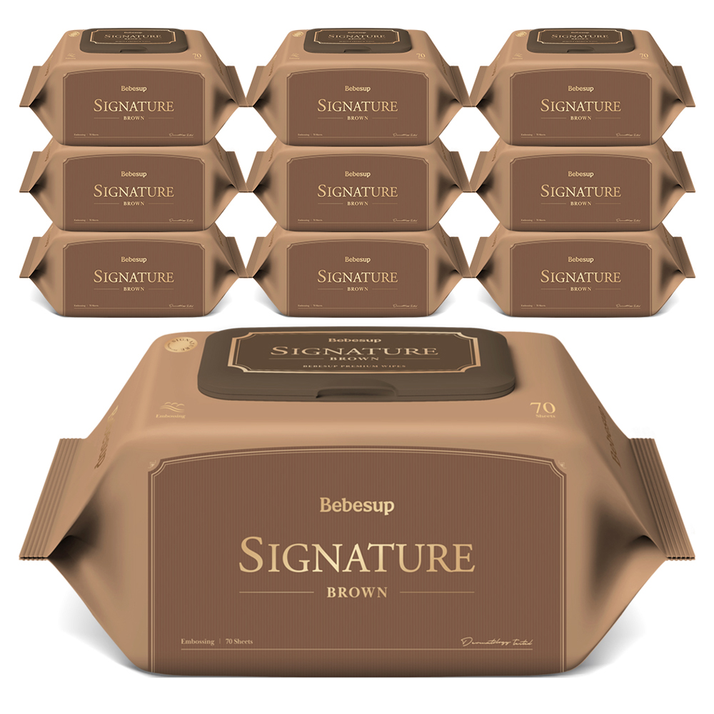 베베숲 시그니처 브라운 물티슈 캡형 21,500원