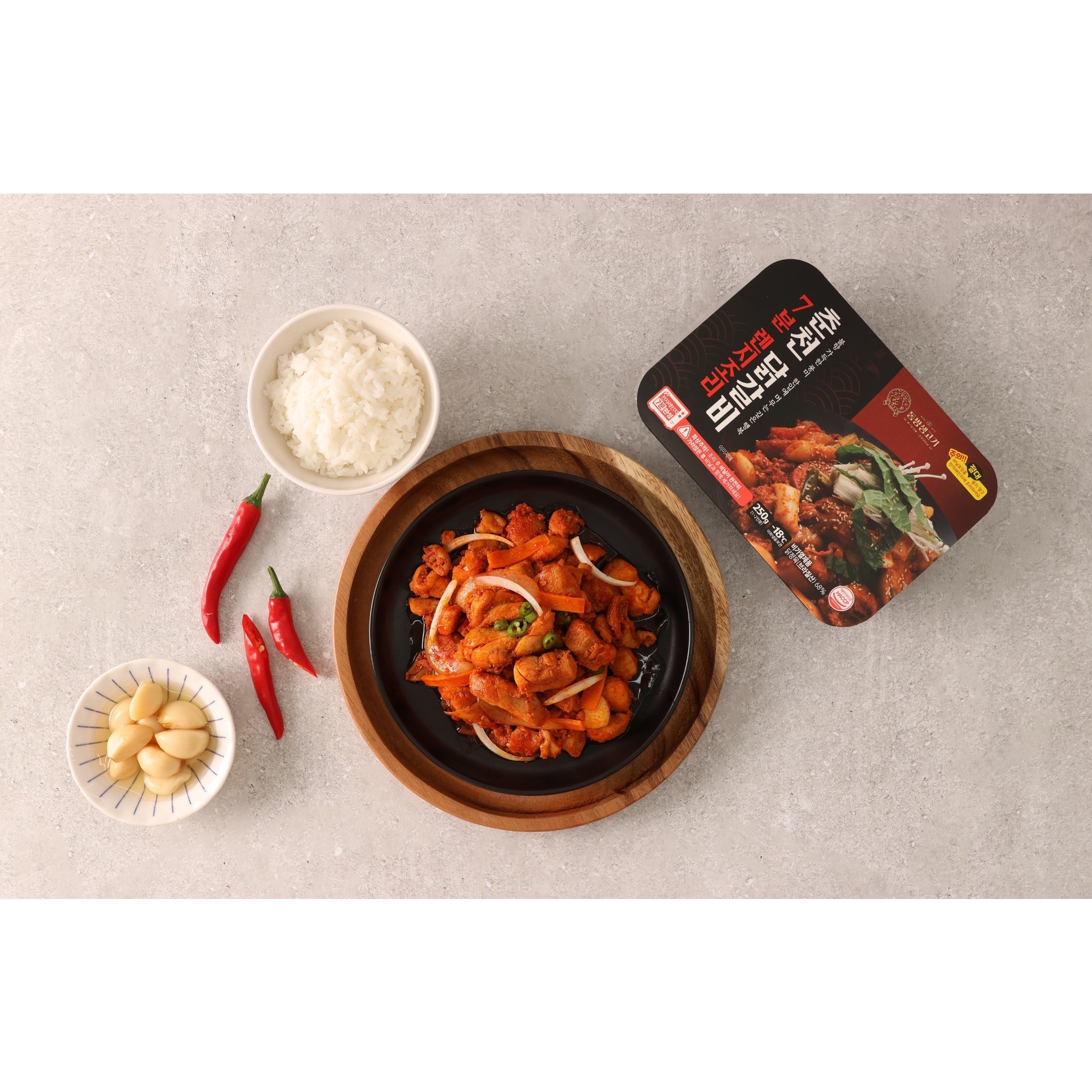 7분 렌지조리 춘천 닭갈비, 3개, 260g 23,500원