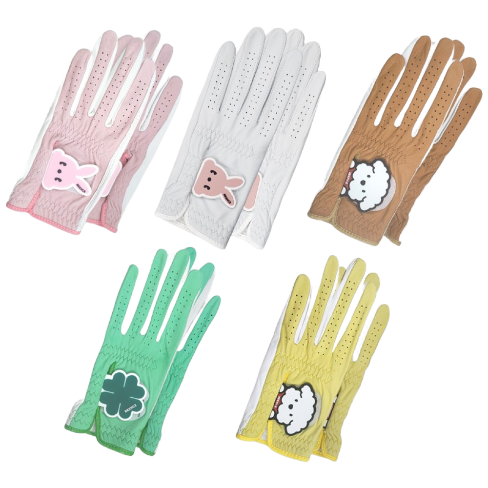 브렌스 캐릭터 칼라 올양피 여성 양손 골프장갑 24,500원