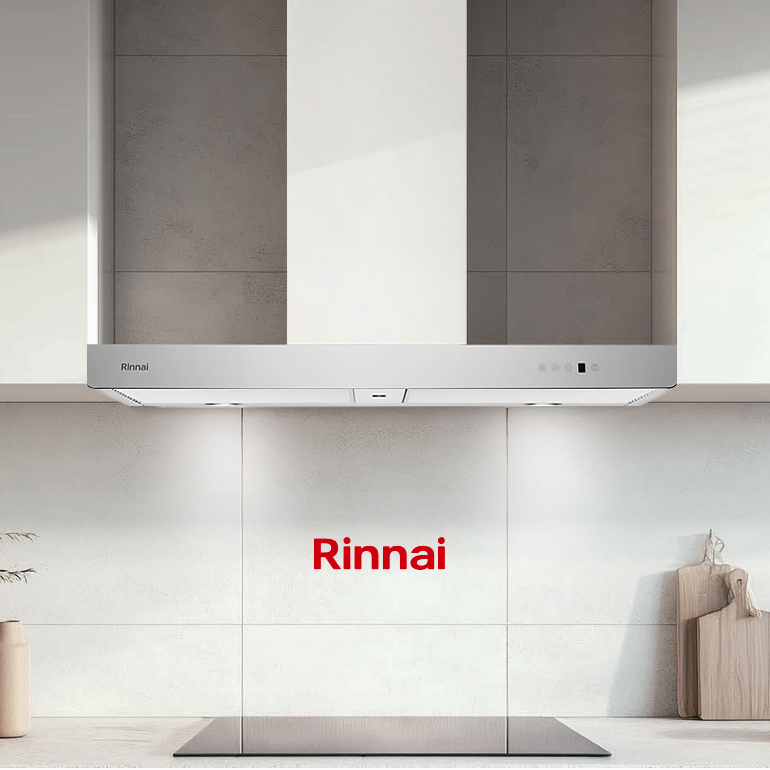 [고풍량저소음BLDC모터/터치형] 린나이 900용 주방 레인지후드 실버그레이 전동댐퍼포함 신제품출시특가 399,000원