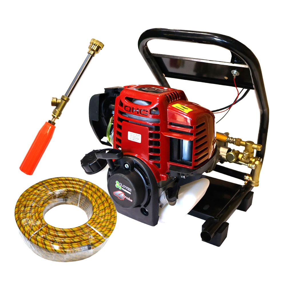 4행정 35.8cc 혼다 타입 엔진 동력 분무기 구보텍 클로버 포터블 농약 살수기 살포기 50m 220,000원