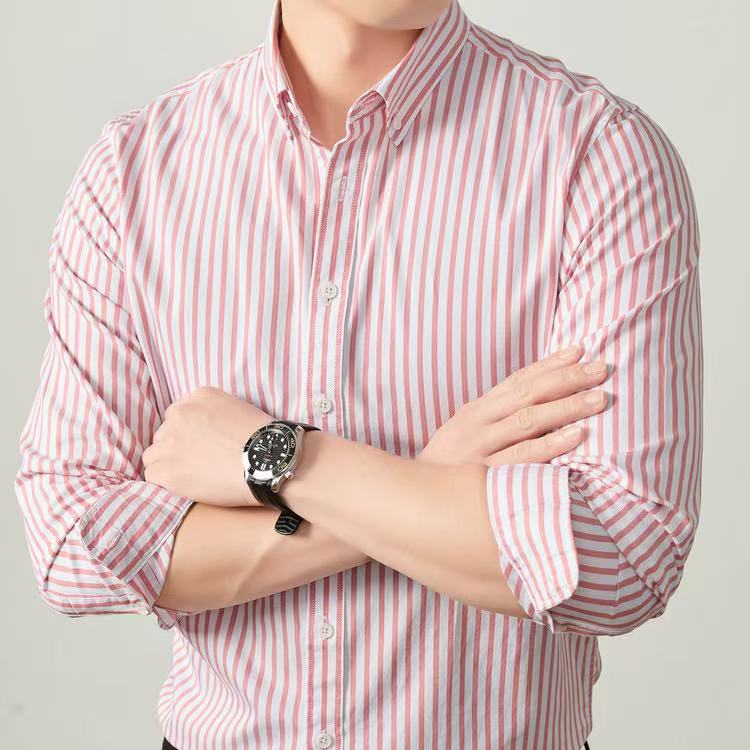 J nd O남성 봄가을 간절기 스트라이프 출근룩 긴팔 셔츠 남방 37,900원