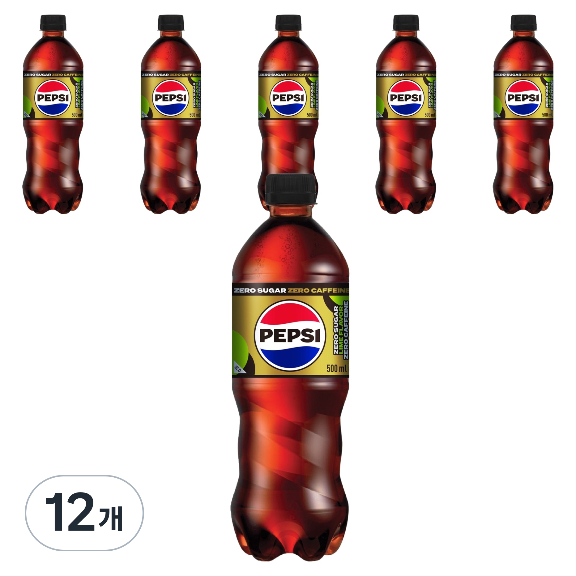 펩시 콜라 제로 슈거 라임향 제로 카페인, 500ml, 12개 8,970원