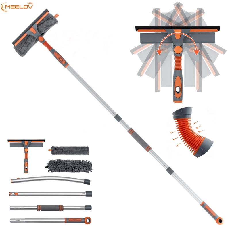 미러브 멀티 유리창 닦이 아파트 베란다 외부 창문 청소도구 바깥 유리 닦기(극세사천 1개 + 셔닐천1개), 1개 20,790원