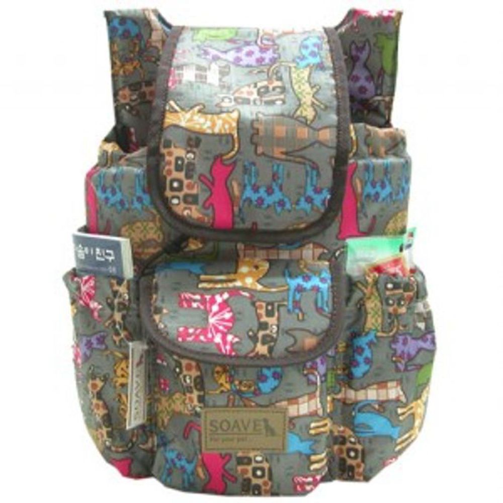 강아지 앞가방 백팩 이동장 고양이 캐리어 그레이, 1개 79,800원