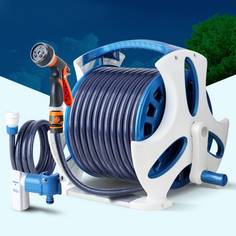 릴호스 물호스 분사기 30M 정원 베란다 세차 원예 청소 물분사, 1개 126,220원