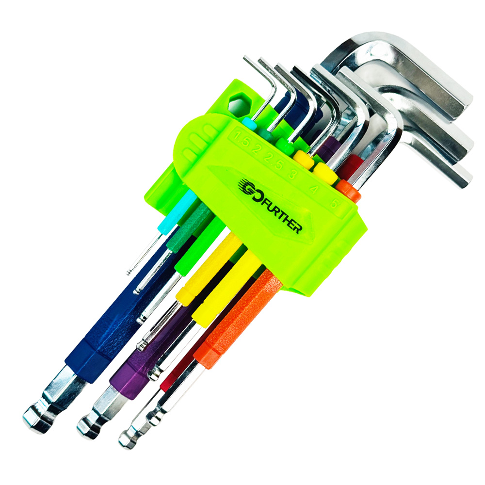 세인티에프 컬러 육각 볼 렌치 9종 세트 8,600원