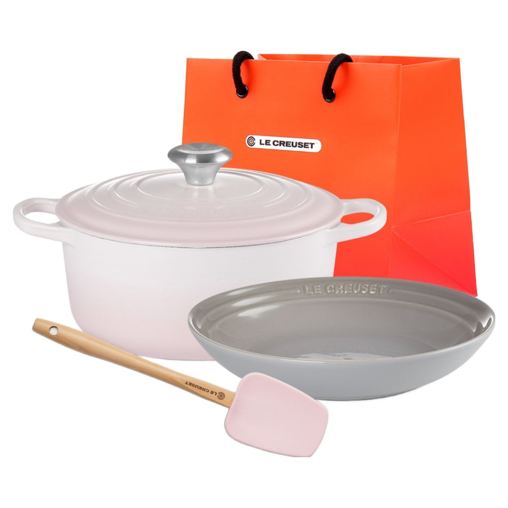 르크루제 시그니처 + 쇼핑백 L 세트 4개 456,300원