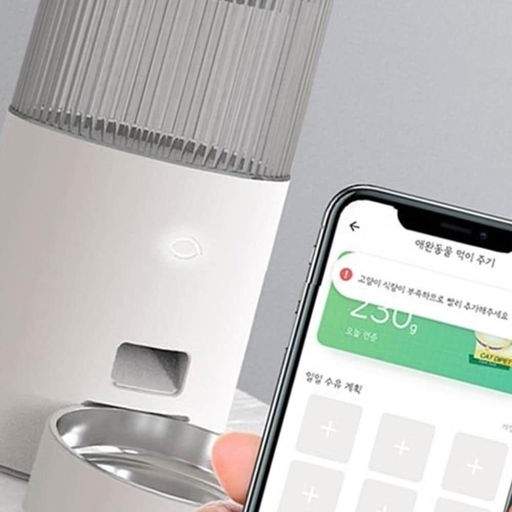 애완동물 자동급식기 스마트앱 반려동물 펫 자동사료 고양이용품 68847PC 1(pc), 1개 132,870원