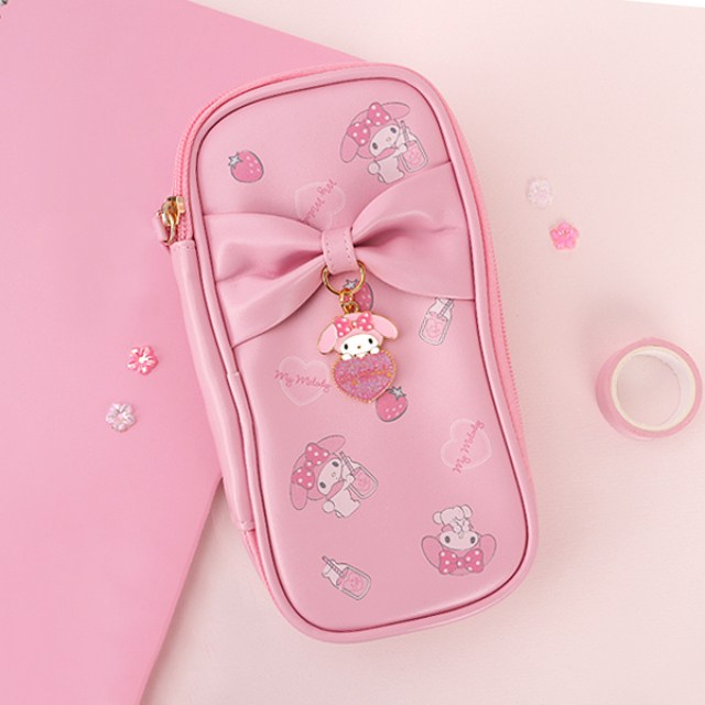 마이멜로디 리본 포인트 파우치 16,800원