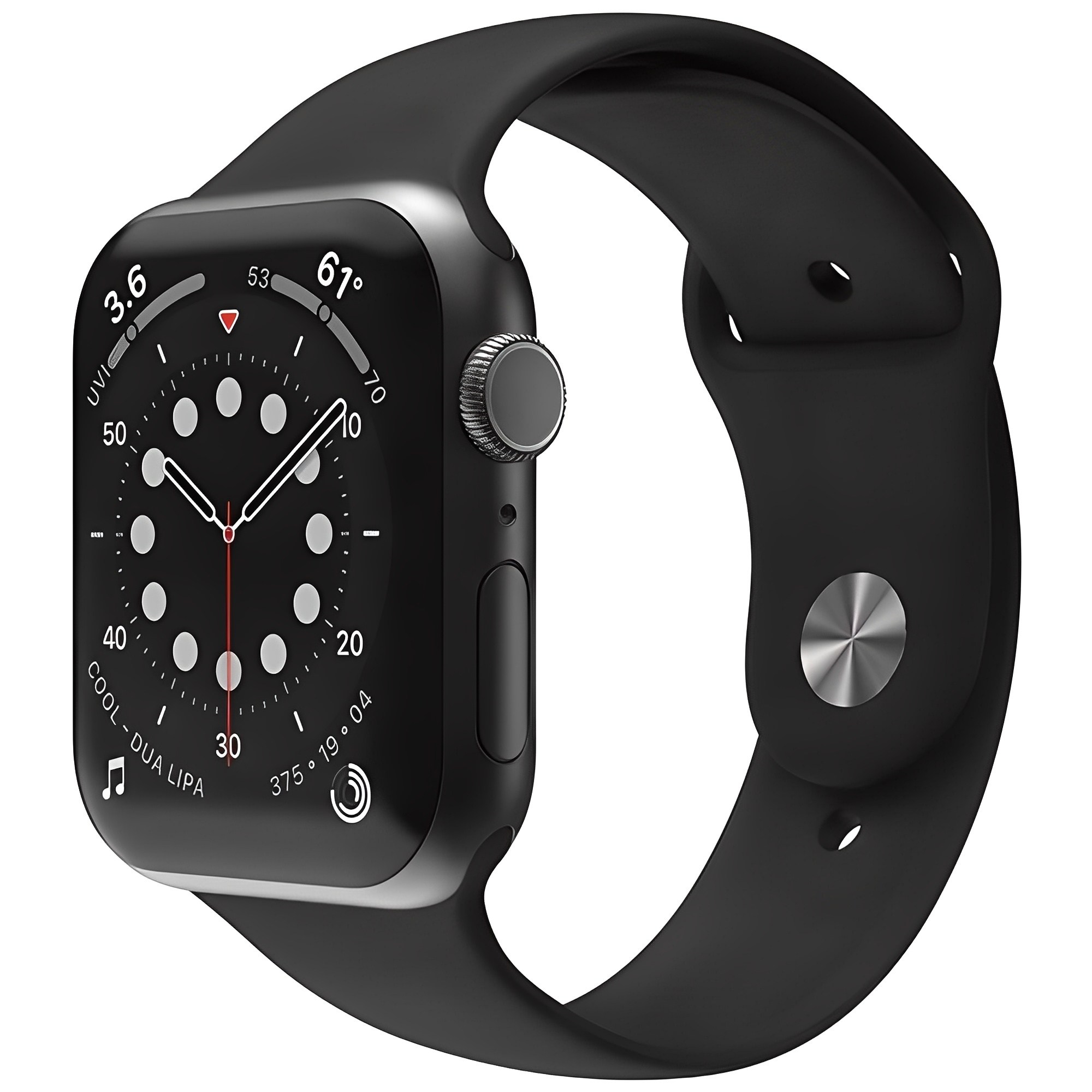 신지모루 갤럭시워치 호환 실리콘 밴드 스트랩, 블랙, 1개 7,900원