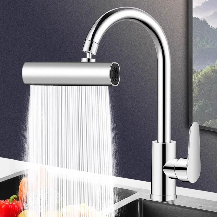 지구별 싱크대 폭포수 수전 4단조절 360도회전, 1개 29,000원