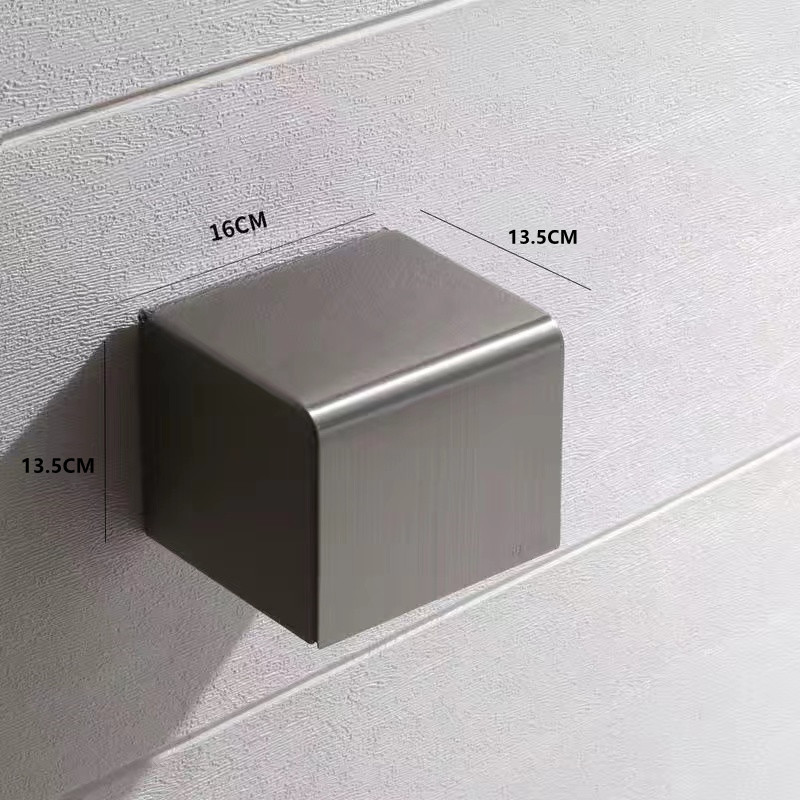 웨버몰 무타공 304 스테인리스 방수 휴지걸이 풀커버 젖음방지 소형 12,900원