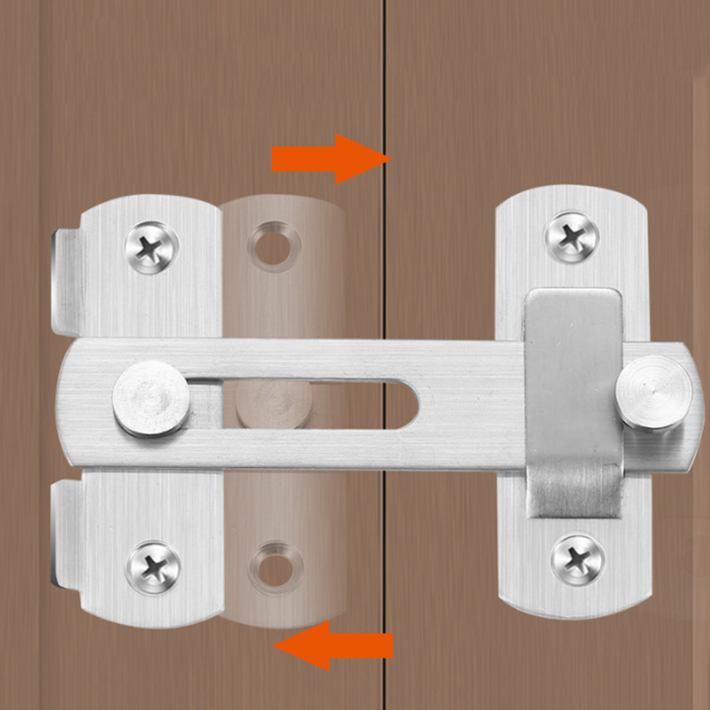 스텐 판걸고리 방문 미닫이 문고리 잠금쇠 창문 도어 잠금 걸쇠 일반형 G454 (대형) 1,300원