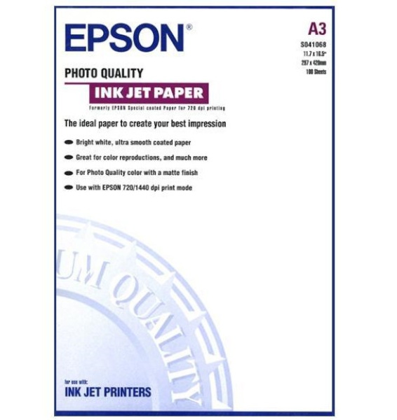 (EPSON) 무광택 포토용지 S041068 (A3/102g/100매) 51,220원
