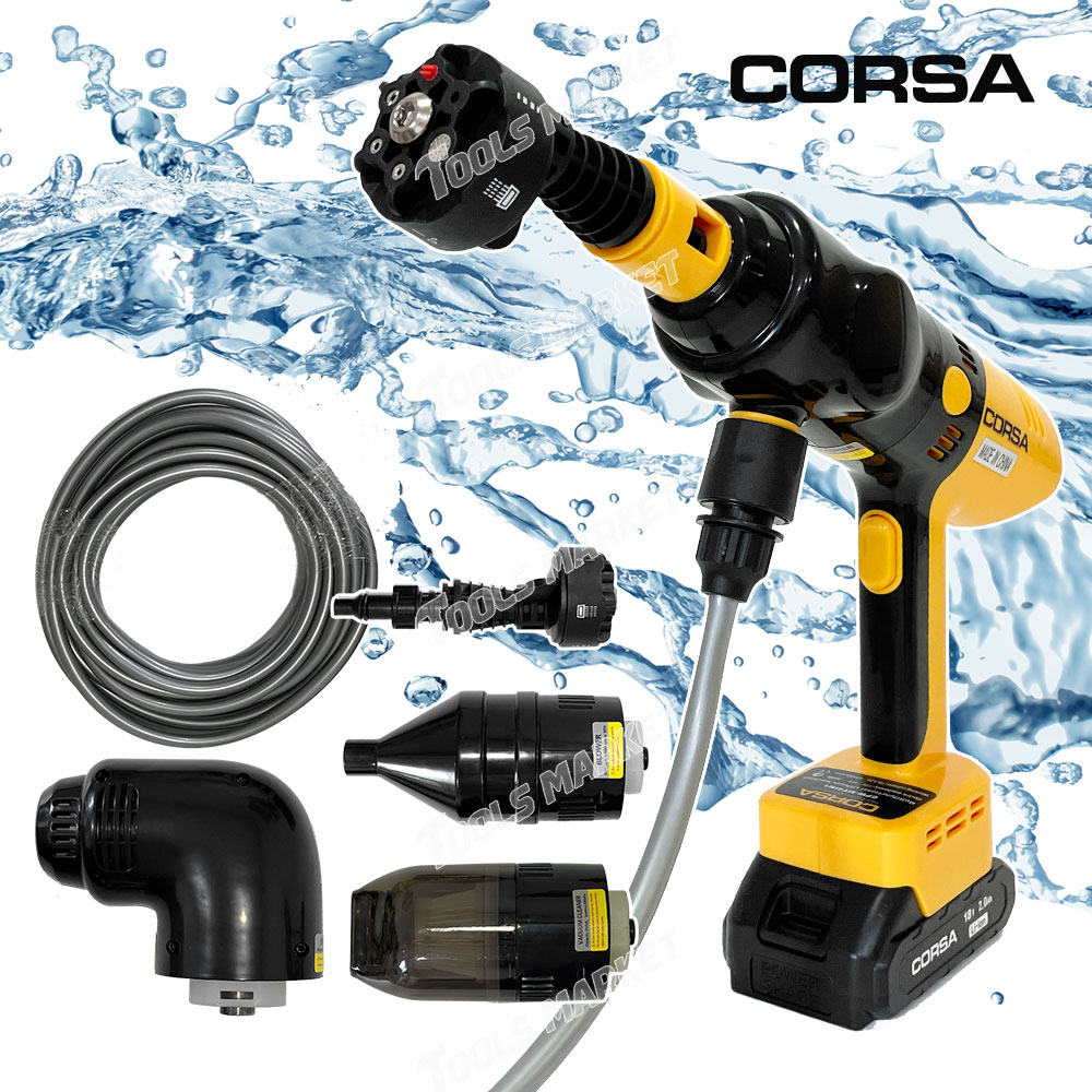 코르사 멀티 고압세척기 4IN1 베어툴 배터리 세트 선택 세차건 미니 청소기 흡입 송풍 236,000원
