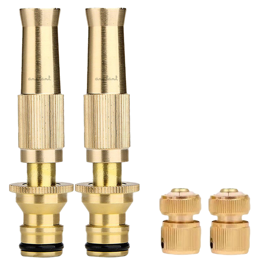 앙플랜트 신주 노즐 고압 분사기 2세트, 7.5cm, 황동색 10,690원