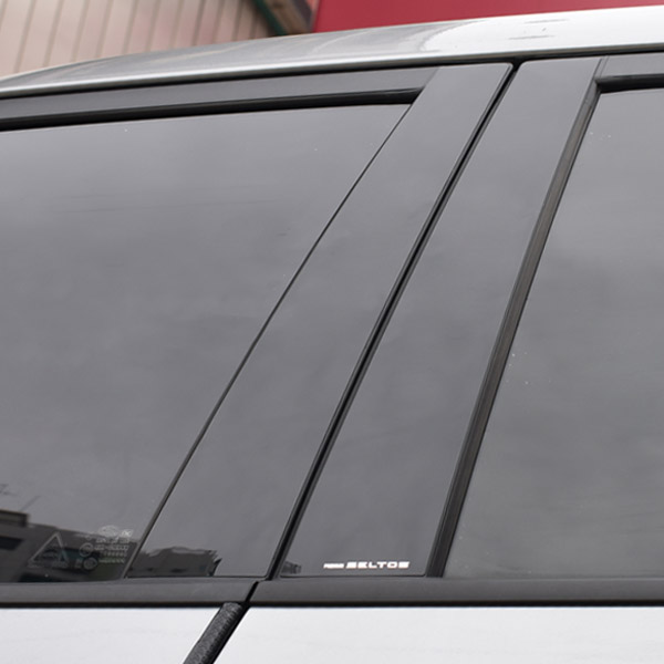 하이브리딘 셀토스 전용 B필러 미러플레이트(8P) 기둥몰딩 30,900원