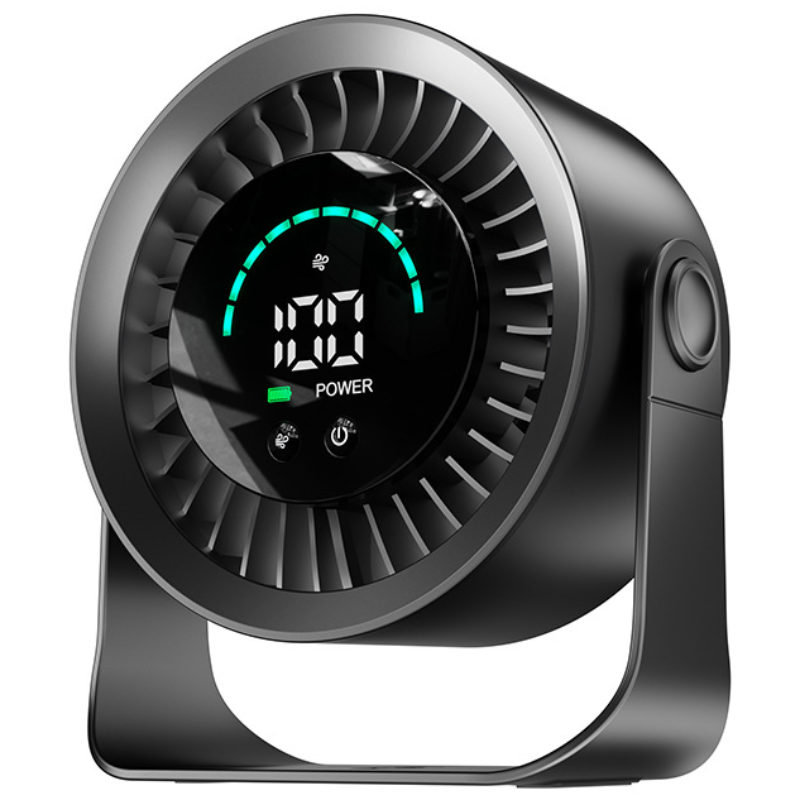 쿠멍 2in1 BLDC 저소음 서큘레이터 360도 회전 100단 강풍 충전식 무선 벽걸이 탁상용 선풍기, 블랙, NS11 26,800원