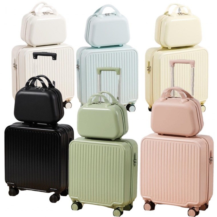 기내용 캐리어+14인치 레이디백 여행가방 여행용캐리어 하드케이스 미니캐리어 여행용파우치 59,800원