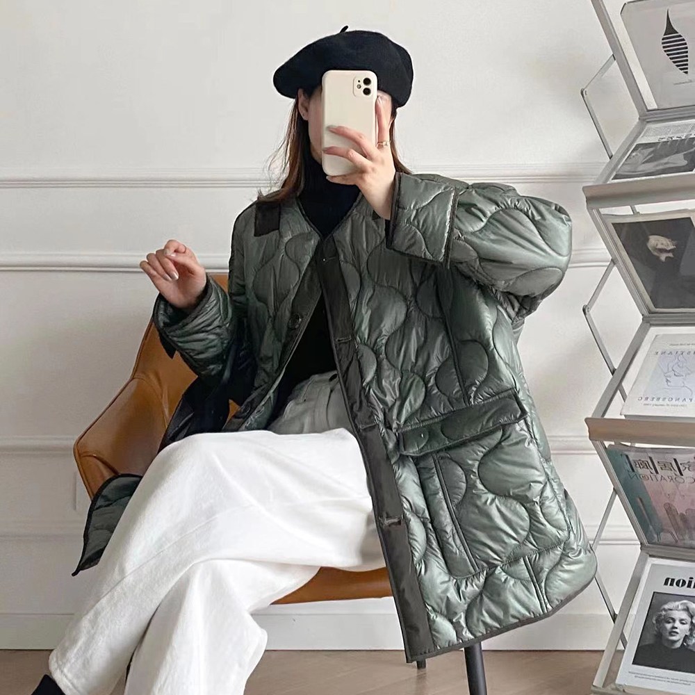 [오늘출발!!->내일도착] <자체제작> 담앤드솜 깔깔이 오버핏 누빔 경량 패딩 점퍼 여성 여자 남자 남성 노카라 퀄팅 퀼팅 퀼트 퀄트 루즈핏 야상 캠핑 사무실 빅 큰 사이즈 여성용 49,300원