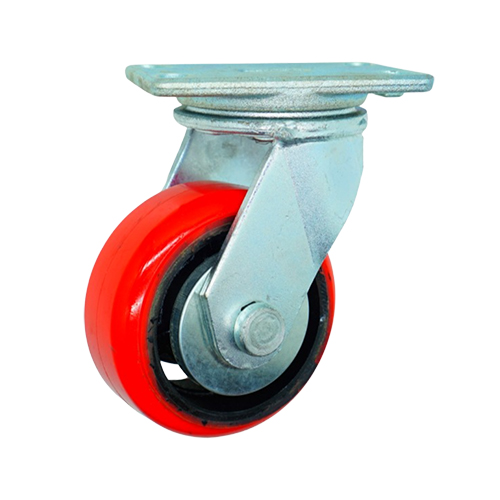 고하중 단조 캐스터 15.24cm 회전형 고중량 산업용 우레탄 바퀴, 1개 48,000원