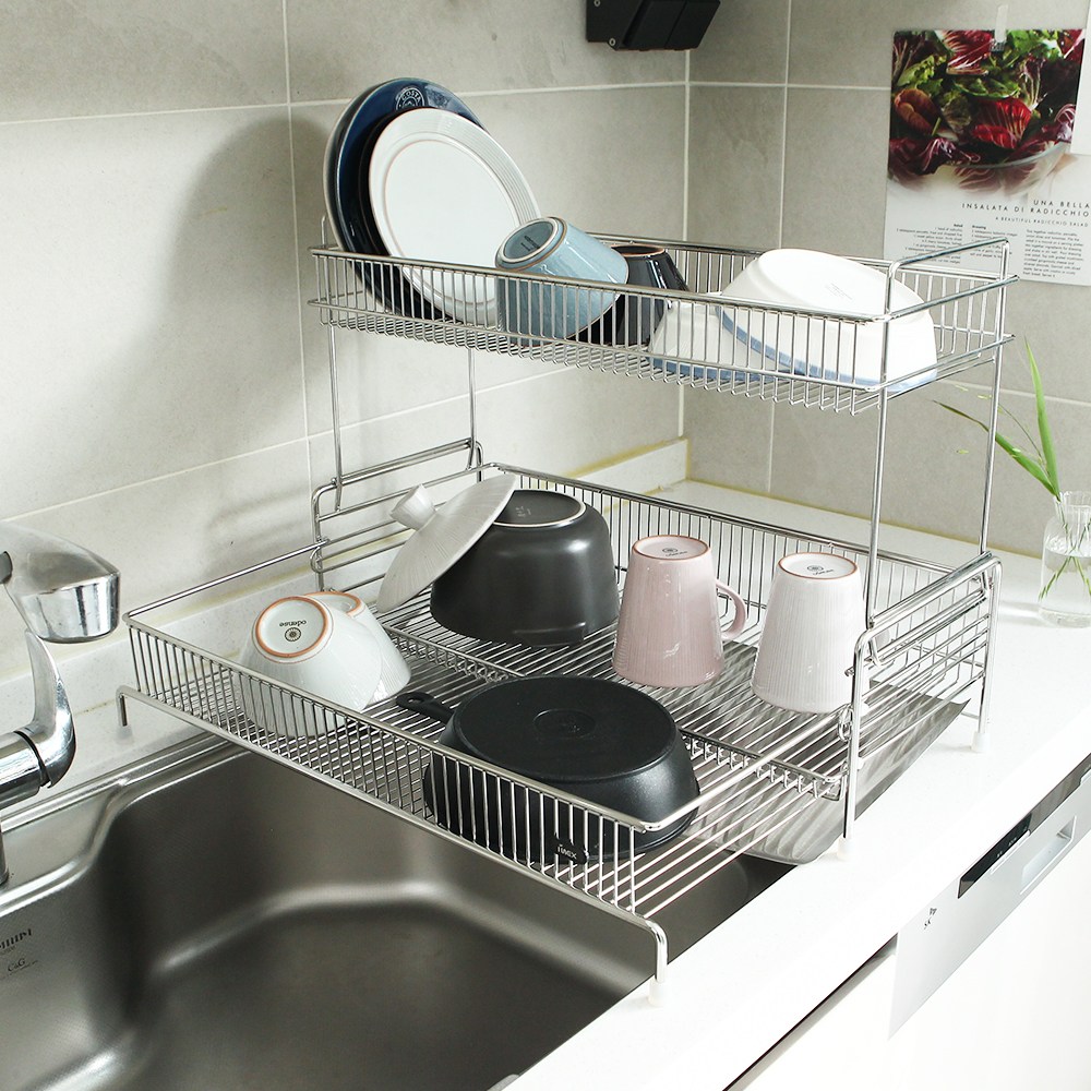 아이넥스 NEW 클린엣지 슬림 2단 3단 확장형 식기건조대 102,700원