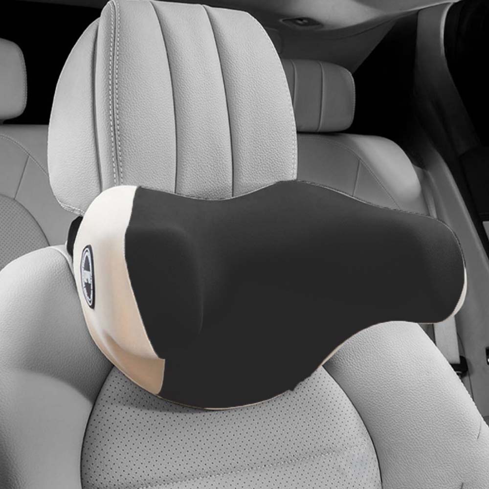 크로니클 차량용 풀라운드커브 지지 목쿠션 전차종 호환, 베이지블랙, 1개 23,320원