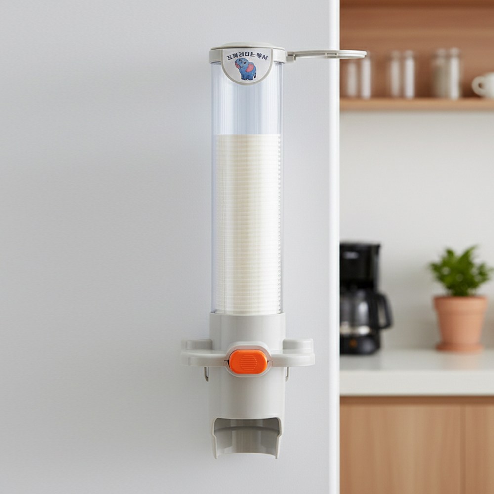 국산 원터치 종이컵 디스펜서 사무실 정수기 자석 부착식, 현재가 13,600원