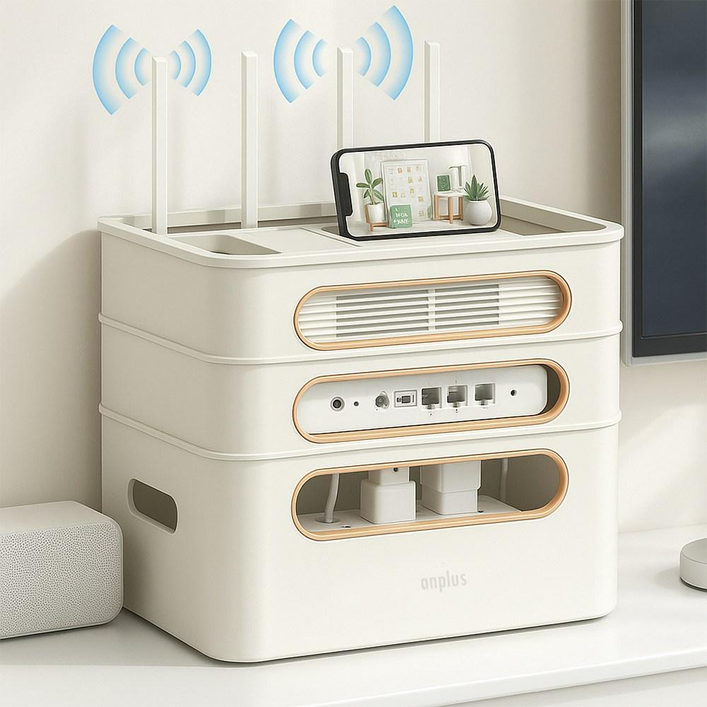 앙플러스 깔끔정리 셋탑 박스 정리함 3단 17,850원