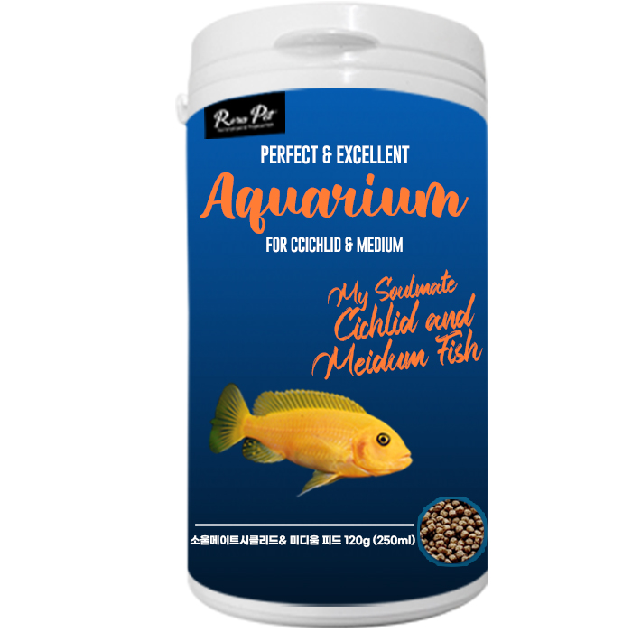 로라펫 소울메이트 시클리드 앤 중형어 피드 9,500원