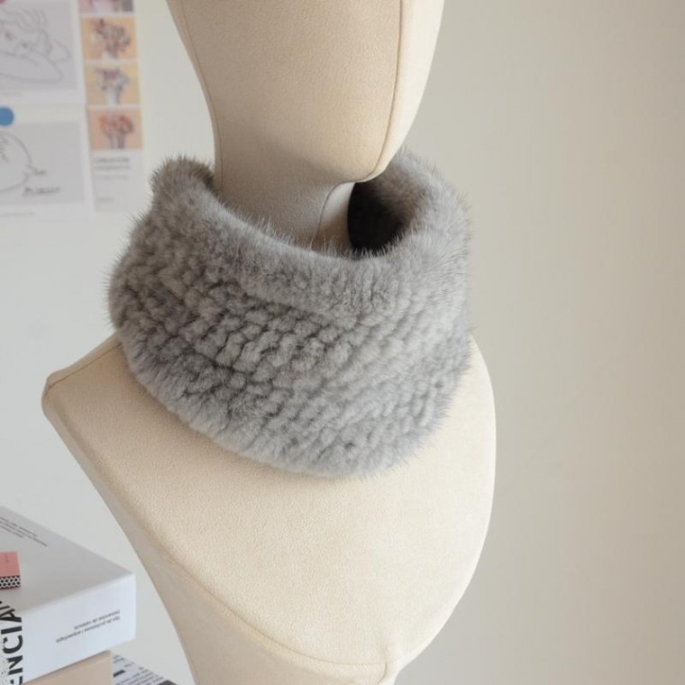 [케이에이치컴즈]직수입 천연 밍크 심플 신축성 털 목도리 겨울 머플러 헤어밴드 넥워머 105,300원