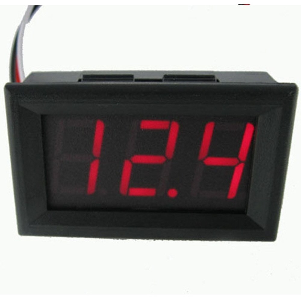 매립형 LED 디지털 전압계 볼트메타 레드 5,100원