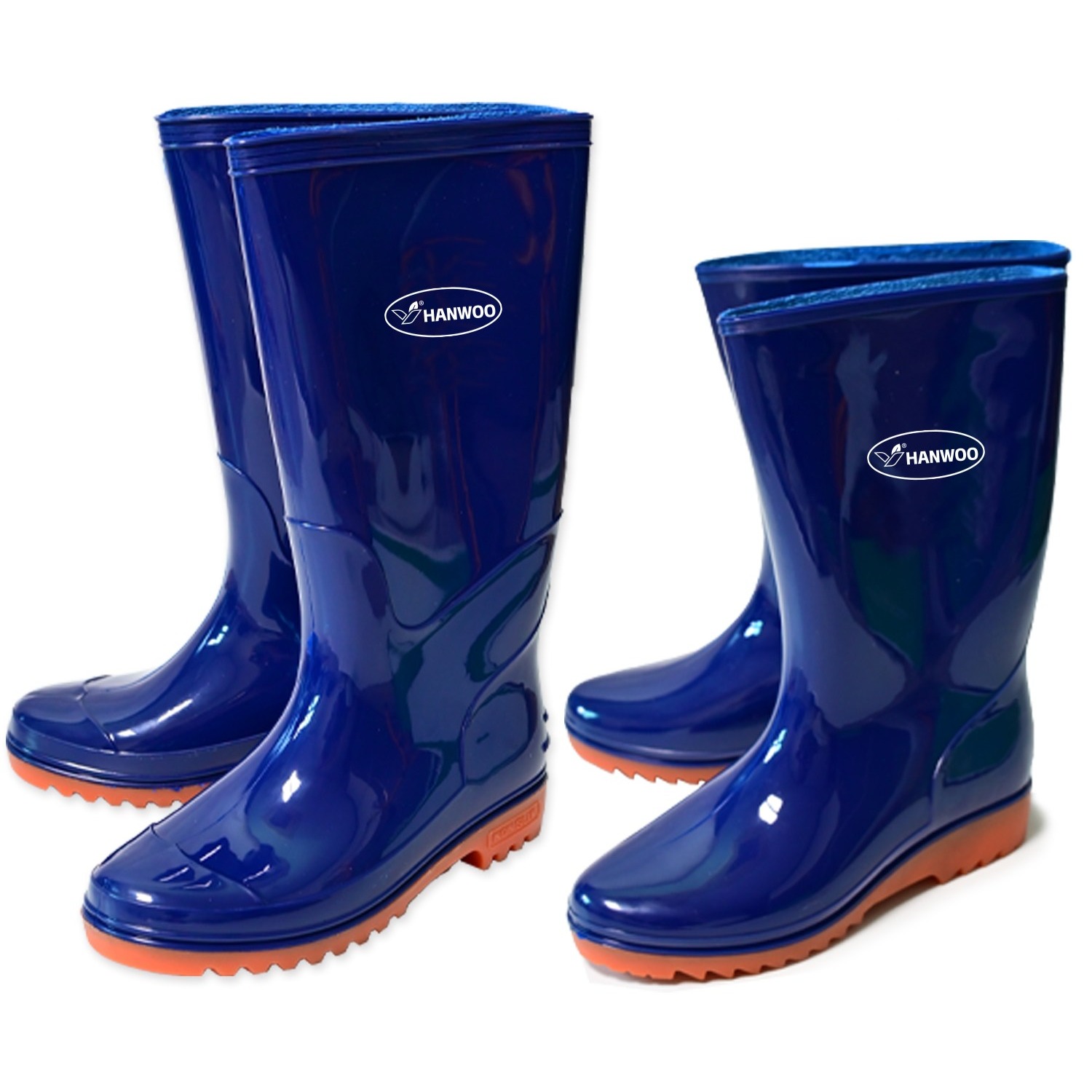 한우 PVC 장화 작업화 갯벌 농사 청소 패션장화 방수 미끌림방지 부츠 8,500원