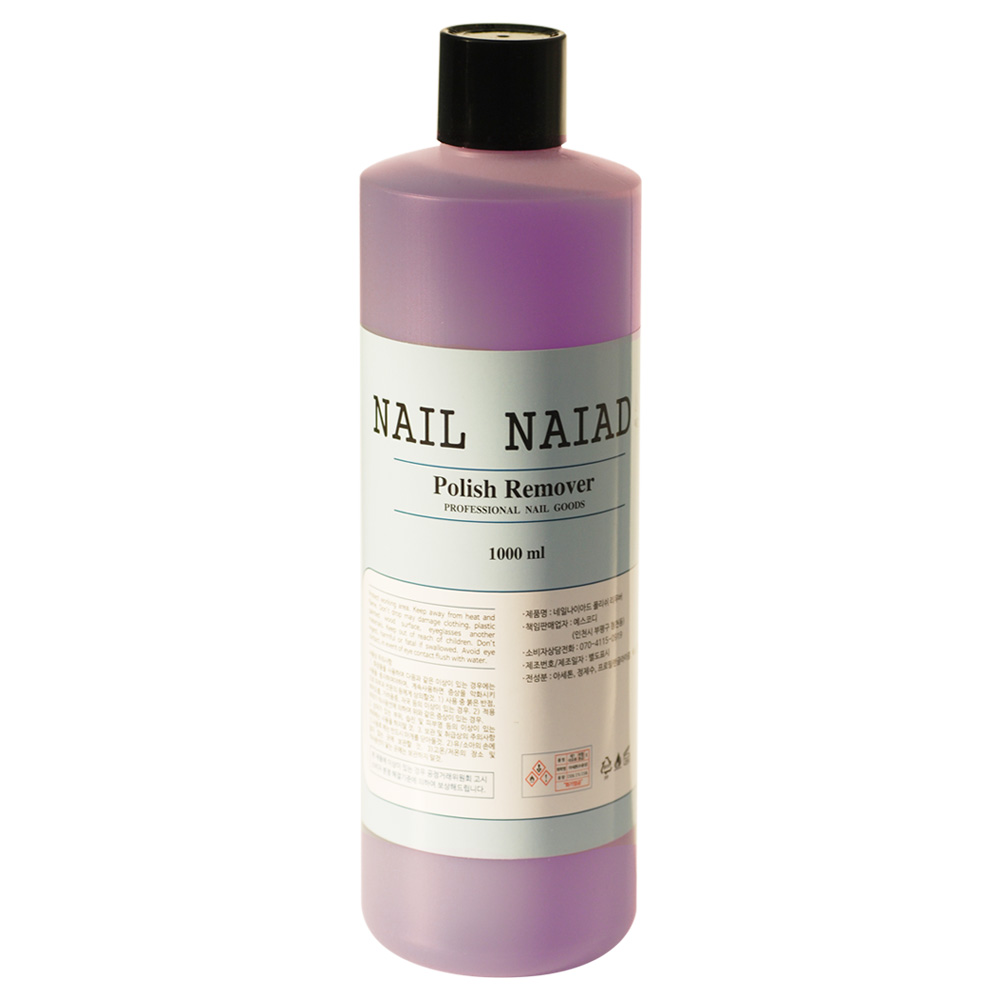 나이아드 네일 아세톤 폴리쉬 리무버 1L 포도향 원액 대용량 덕용 네일리무버 7,700원