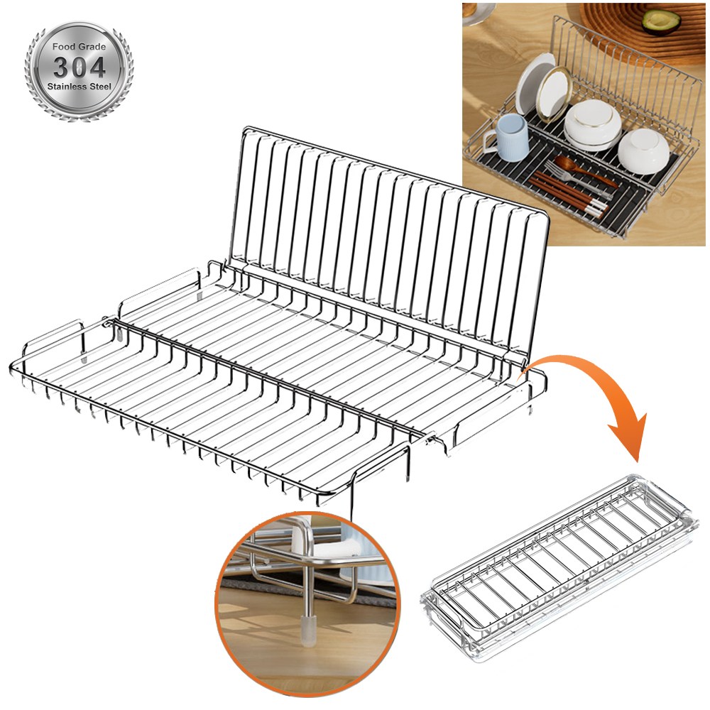 LA DERIVE 304 스텐 식기건조대 다기능 접이식 공간활용 주방식기건조대 접시정리대 16,500원