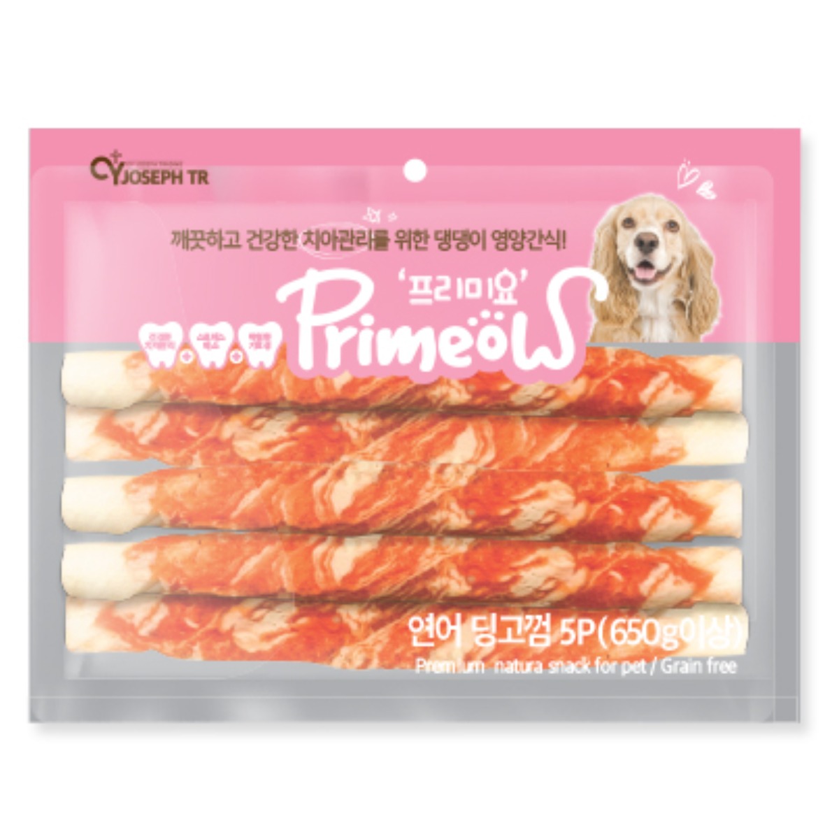프리미요 강아지 스틱껌, 연어, 325g, 1개 8,900원