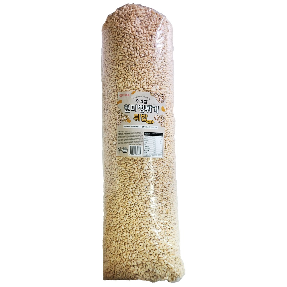 스위트영 우리쌀 현미뻥튀기 튀밥, 1.5kg, 1개 21,660원