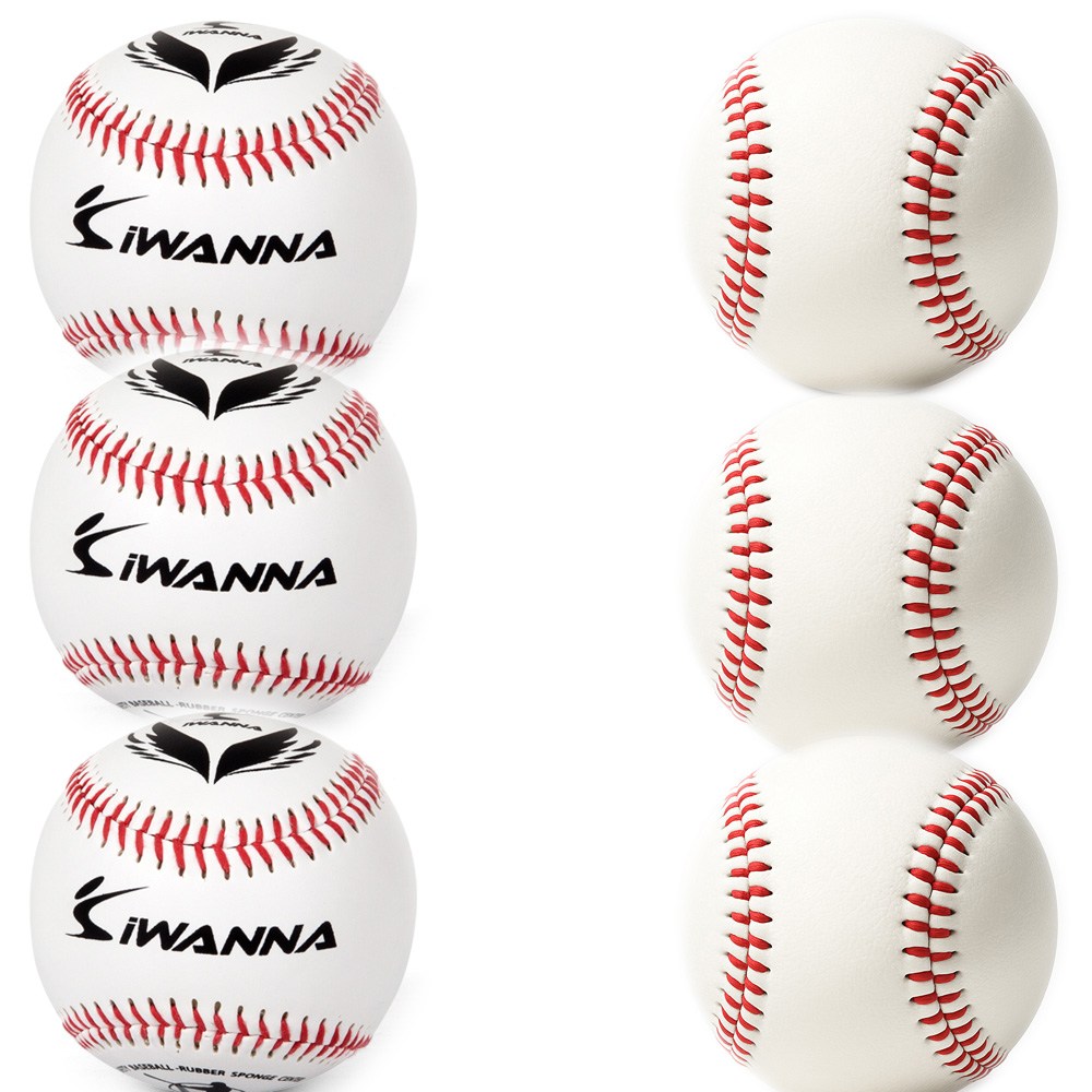 아이워너 안전야구공 3p 투센 무지 안전야구공 3p, softball, 1세트 13,900원