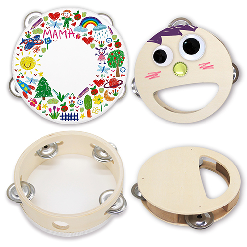 attizone 원목 그리기 탬버린 악기 만들기 꾸미기 DIY 공예재료 5,000원