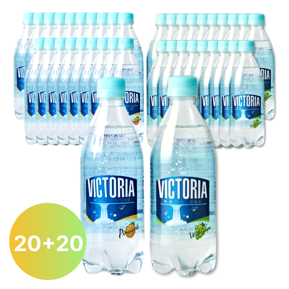 더 빅토리아 탄산음료 파인애플 500ml, 20개 + 청포도향 500ml, 20개 23,900원