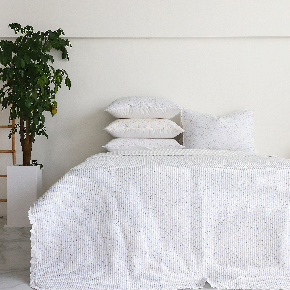 송화인데코 은은하고 화사한 플라워패턴 로라 잔꽃 60수 순면 아사 여름 줄누비 이불 침구 169,600원