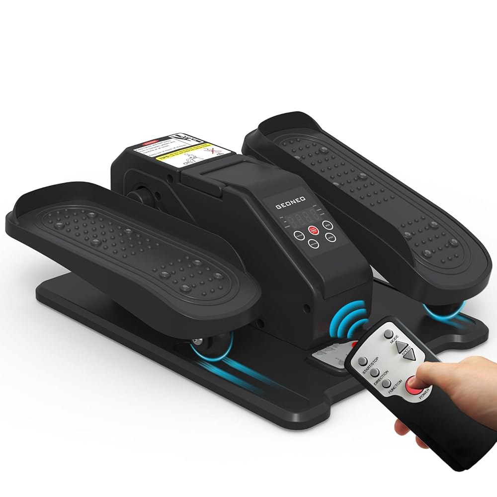 디스플레이 모니터 리모컨 12가지 조절 가능한 속도를 갖춘 가정용 시니어 조용하고 컴팩트한 전동 착좌 페달 운동기용 책상 타원형 기계 아래 159,900원