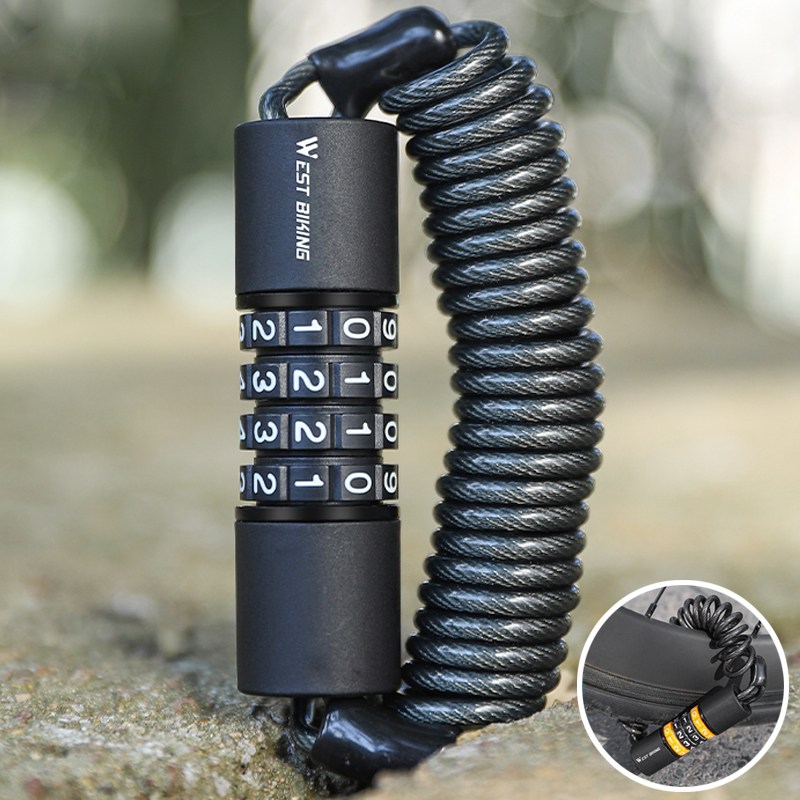 시그니처베이지 자전거 킥보드 와이어 락 번호키 자물쇠 YPZ078 9,400원